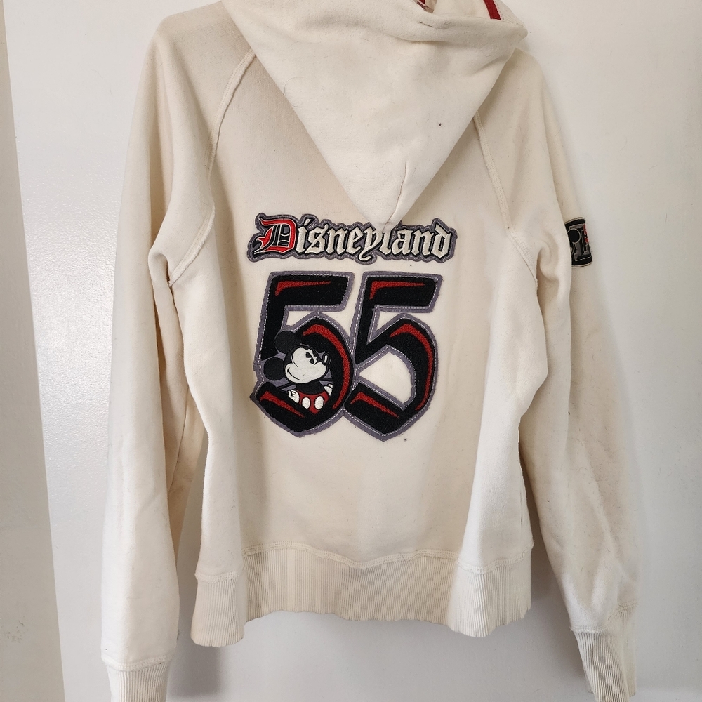Disneyland 55 Year Anniversary Full Beige Hoodie